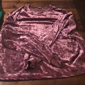 Velour shirt